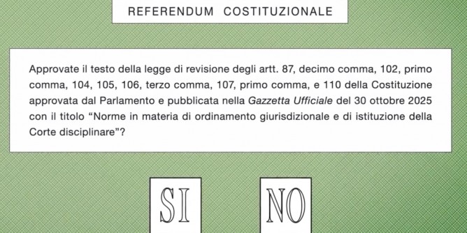 Referendum, <i>Sì</i> o <i>No</i>: scelta secca