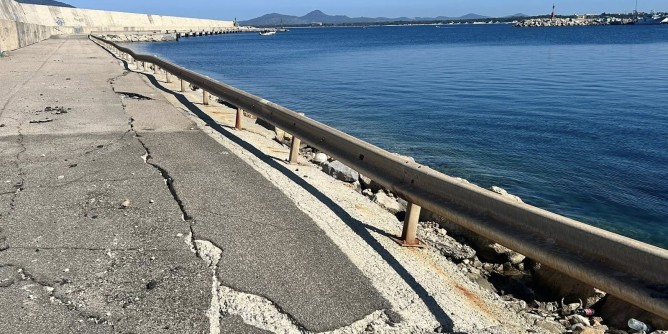 Molo sopraflutto, l’allarme di Iniziativa Alghero