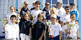 Bene gli optimist Yatch Club  a Porto Rotondo 