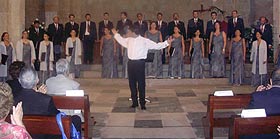 La Schola Cantorum di Alghero a Borutta