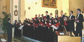 Coro Polifonico, applausi in Piemonte