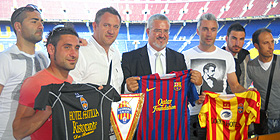 Calcio: Alghero-Barcelona gemellaggio| Foto