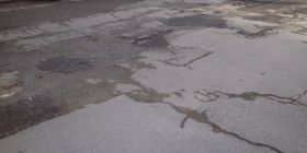 Strade dissestate ad Alghero