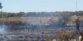 Ancora fuoco all’Arenosu, ed è la terza volta