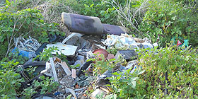 Discariche tra Usini e Sassari: 35mila mq di rifiuti