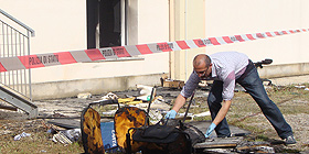 Rogo in capannone ditta ortofrutta a Sestu