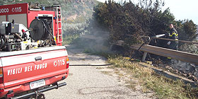 Piromani in azione all´aeroporto