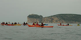 Raduno kayak in Catalogna