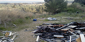 Arenosu: discarica a cielo aperto