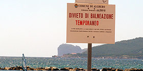 Divieto balneazione per 7 giorni