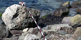 Falesia a rischio: frana a Porticciolo