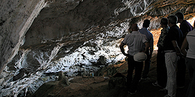 Scheletro umano ritrovato in una grotta