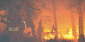 Appiccò incendi, denunciato piromane