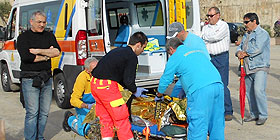 Tre persone alla deriva sul kayak