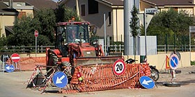 Via De Martini: manutenzione a Sassari