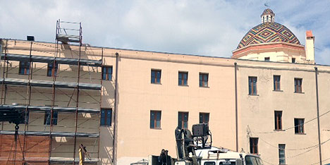 Santa Chiara sotto esame. Aula magna a Lo Quarter