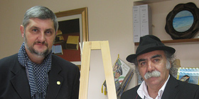 Antonello Muroni riceve il Crocifisso