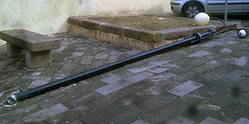 Lampione abbattuto in Passeggiata| Foto