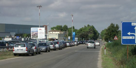 Parcheggi selvaggi in aeroporto