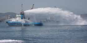 Santa Teresina: barca in fiamme