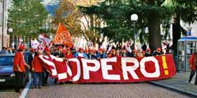 Sit-in di protesta a Campo Pisano