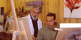 La pittura a spatola di Sergio Zidda si impara a Barcellona
