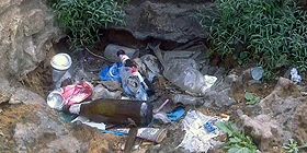 Bastioni: rifiuti e sporcizia in citt| Foto
