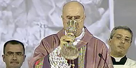 Cardinal Bertone a Portovesme