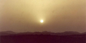 Tempesta sabbia in arrivo in Sardegna