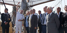 LAmerigo Vespucci sbarca a Porto Torres